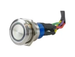 Sea-Dog LED Push Button On/Off Switch - Formed 304 Stainless Steel