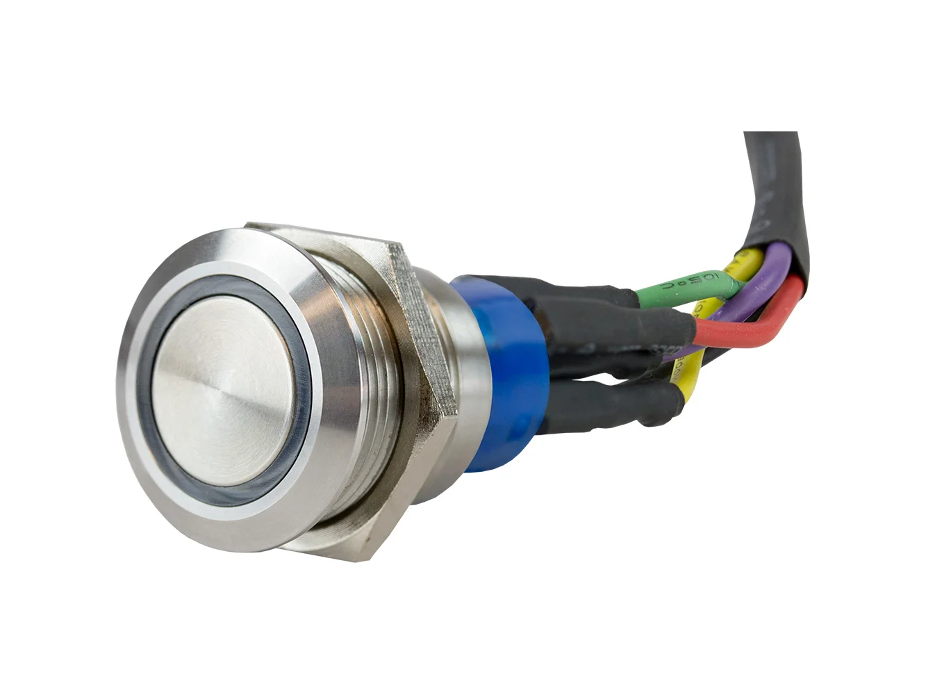 Sea-Dog LED Push Button On/Off Switch - Formed 304 Stainless Steel