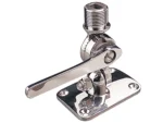 Sea-Dog Adjustable Antenna Base - Deck Mount - Investment Cast 316 Stainless Steel