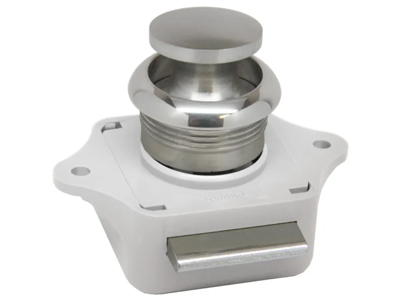 Sea-Dog Push Button Rim Latch - Stainless Steel/Plastic Housing