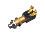 Sea-Dog Momentary Push Button Switch - Stamped Brass