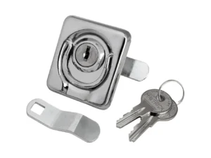 Sea-Dog Surface Mount Locking Ring Pull - Stamped 304 Stainless Steel/Die Cast Zinc Lock