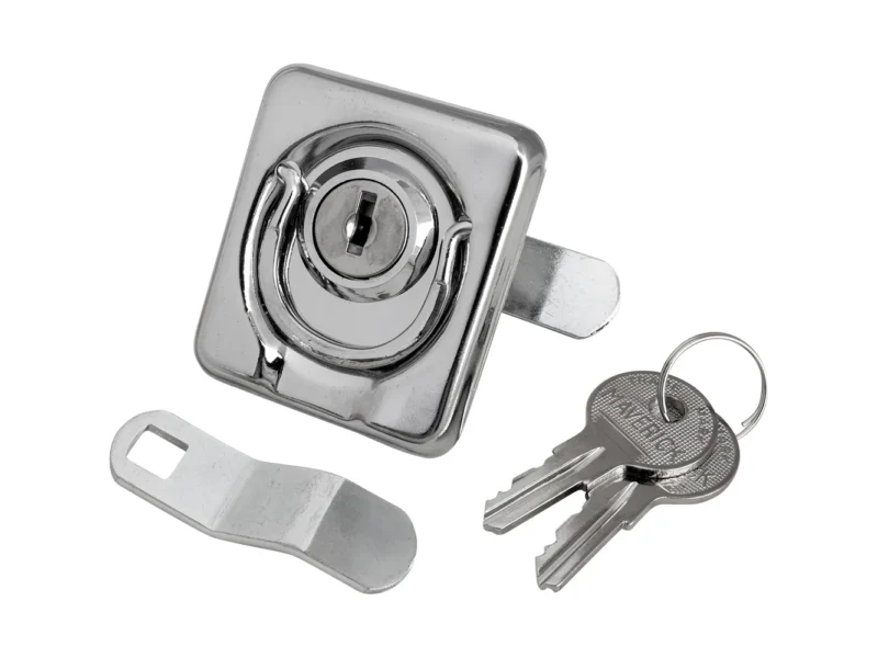 Sea-Dog Surface Mount Locking Ring Pull - Stamped 304 Stainless Steel/Die Cast Zinc Lock