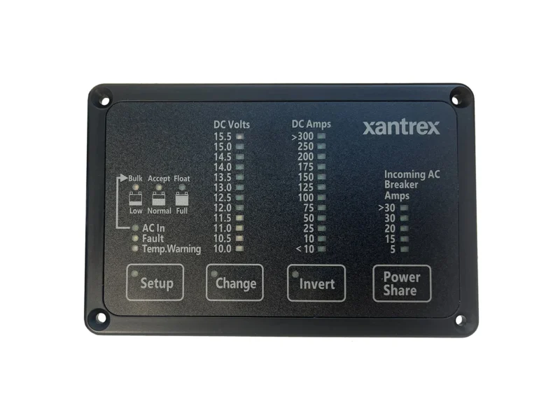 Xantrex Heart FDM-12-25 Remote Panel, Battery Status & Freedom Inverter/Charger Remote Control
