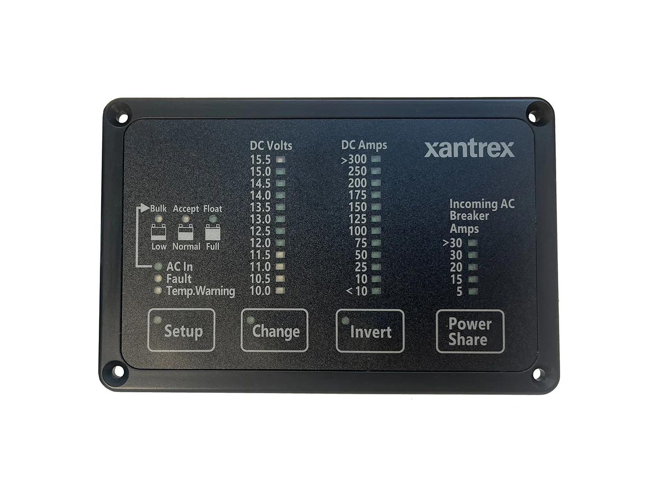 Xantrex Heart FDM-12-25 Remote Panel, Battery Status & Freedom Inverter/Charger Remote Control