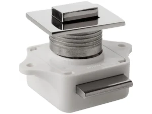 Sea-Dog Push Button Rim Latch - Square - Stainless Steel/Plastic Housing