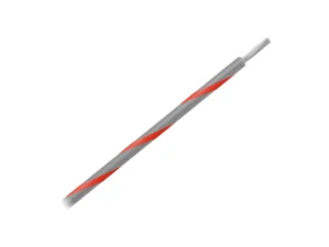 Pacer 14 AWG Gauge Striped Marine Wire 500' Spool - Grey w/Red Stripe