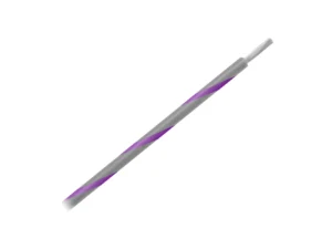 Pacer 14 AWG Gauge Striped Marine Wire 500' Spool - Grey w/Violet Stripe