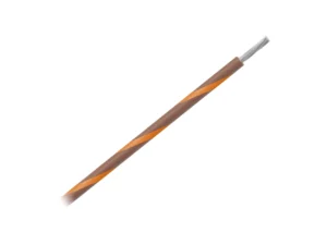 Pacer 14 AWG Gauge Striped Marine Wire 500' Spool - Brown w/Orange Stripe