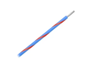 Pacer 14 AWG Gauge Striped Marine Wire 500' Spool - Blue w/Red Stripe