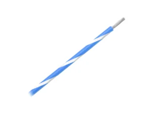 Pacer 14 AWG Gauge Striped Marine Wire 500' Spool - Blue w/White Stripe