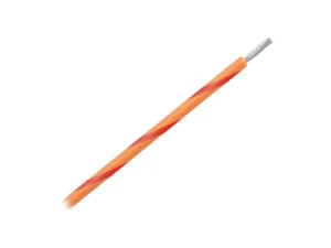 Pacer 14 AWG Gauge Striped Marine Wire 500' Spool - Orange w/Red Stripe