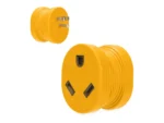 Camco Power Grip RV Adapter - 15Amp Male/30Amp Female