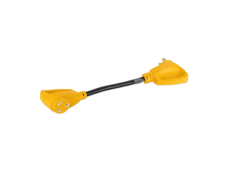 Camco Power Grip 18" Dogbone Adapter - 50 Amp Male/30 Amp Female