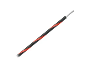 Pacer 14 AWG Gauge Striped Marine Wire 500' Spool - Black w/Red Stripe