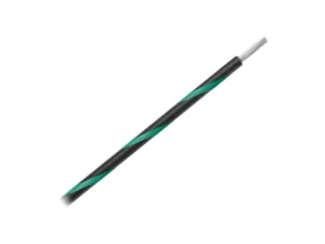 Pacer 14 AWG Gauge Striped Marine Wire 500' Spool - Black w/Green Stripe