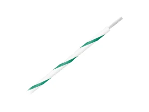 Pacer 14 AWG Gauge Striped Marine Wire 500' Spool - White w/Green Stripe
