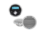 Aquatic AV GP1 Essentials w/GP1 Gauge Stereo & Economy 6.5" Speaker - White