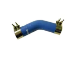 Trident Marine 2-1/2" ID 45° Blue Silicone Molded Wet Exhaust Elbow w/4 T-Bolt Clamps