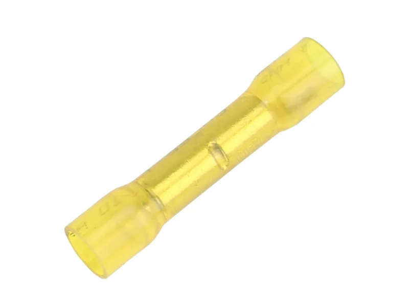Pacer 12-10 AWG Heat Shrink Butt Connector - 500 Pack