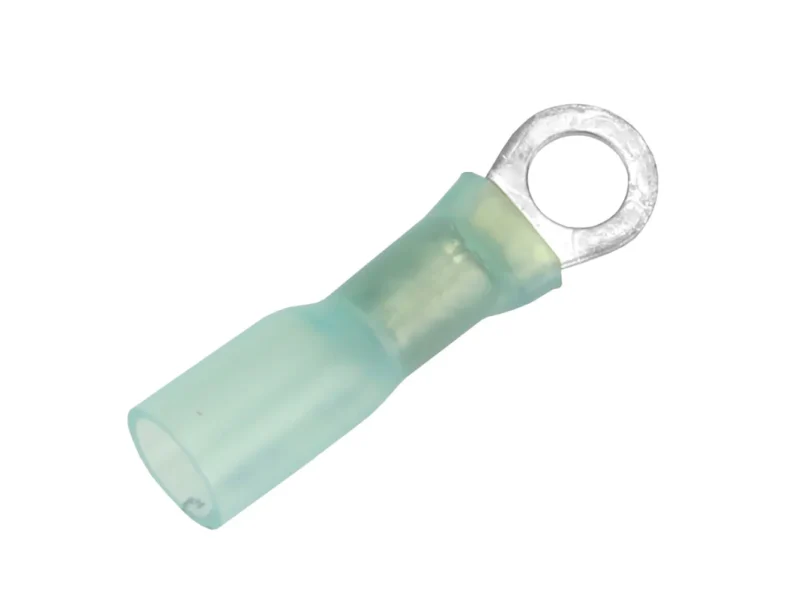 Pacer 16-14 AWG Heat Shrink Ring Terminal - #10 Stud Size - 500 Pack