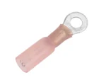 Pacer 22-18 AWG Heat Shrink Ring Terminal - #10 Stud Size - 500 Pack