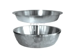 Toadfish Seafood Bowl - 12" - Stainless Steel - 2 Layer Serving Bowl