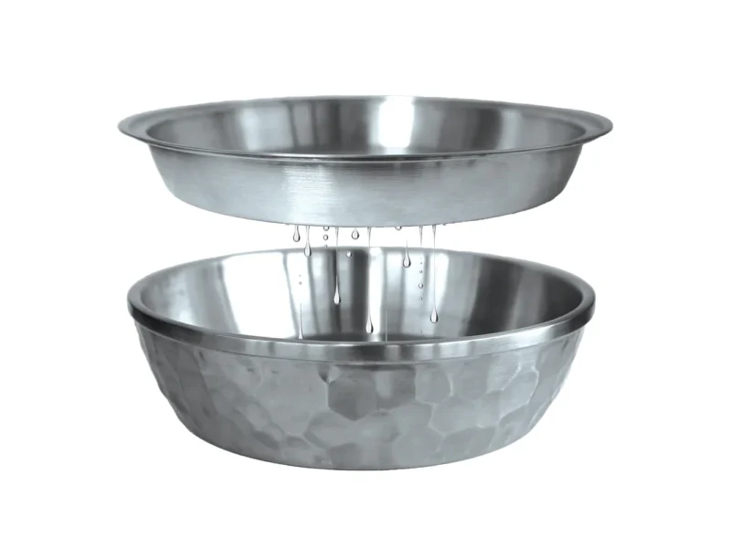 Toadfish Seafood Bowl - 12" - Stainless Steel - 2 Layer Serving Bowl