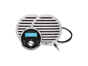 Aquatic AV GP1 Gauge Stereo & Economy 6.5" Speakers - White (Pair)