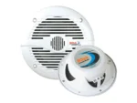 Boss Audio MR60 6.5" Round Speakers - White - Pair