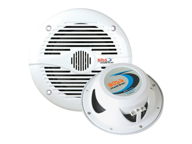 Boss Audio MR60 6.5" Round Speakers - White - Pair