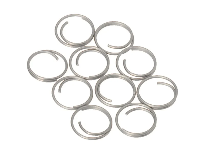 Barton Stainless Steel Large Split Rings - 14mm - 10-Pack