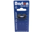 Barton 4mm Rope Stoppers - Black - Pair