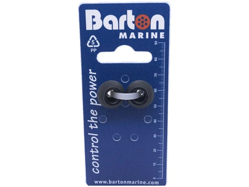 Barton 4mm Rope Stoppers - Black - Pair