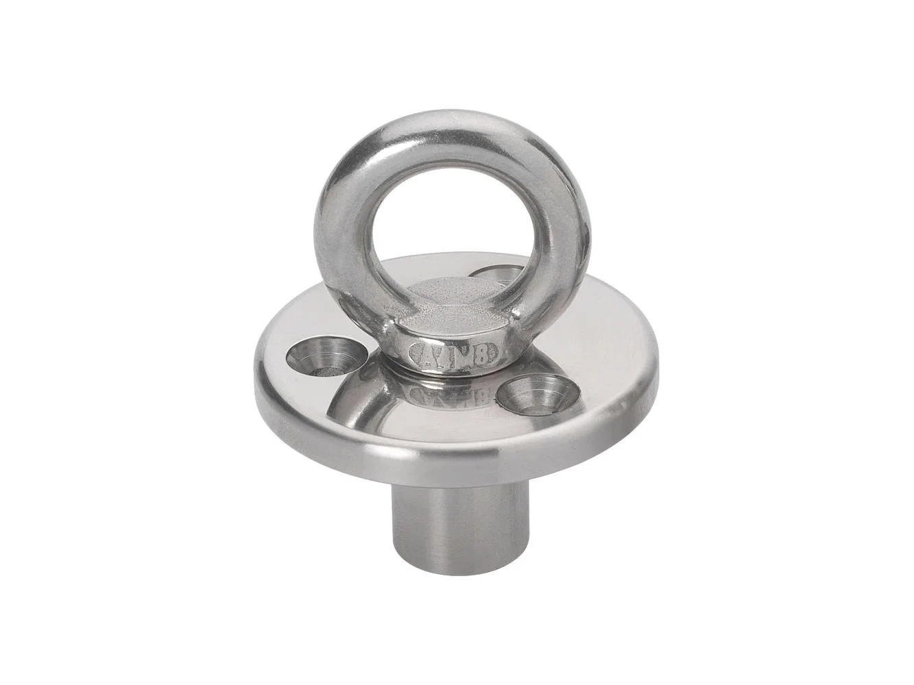 Barton Deck Plate w/Fixing & Eye w/Blanking Plug - M8 Eye
