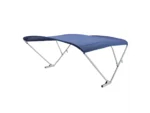 SureShade Power Bimini - Clear Anodized Frame - Navy Canvas