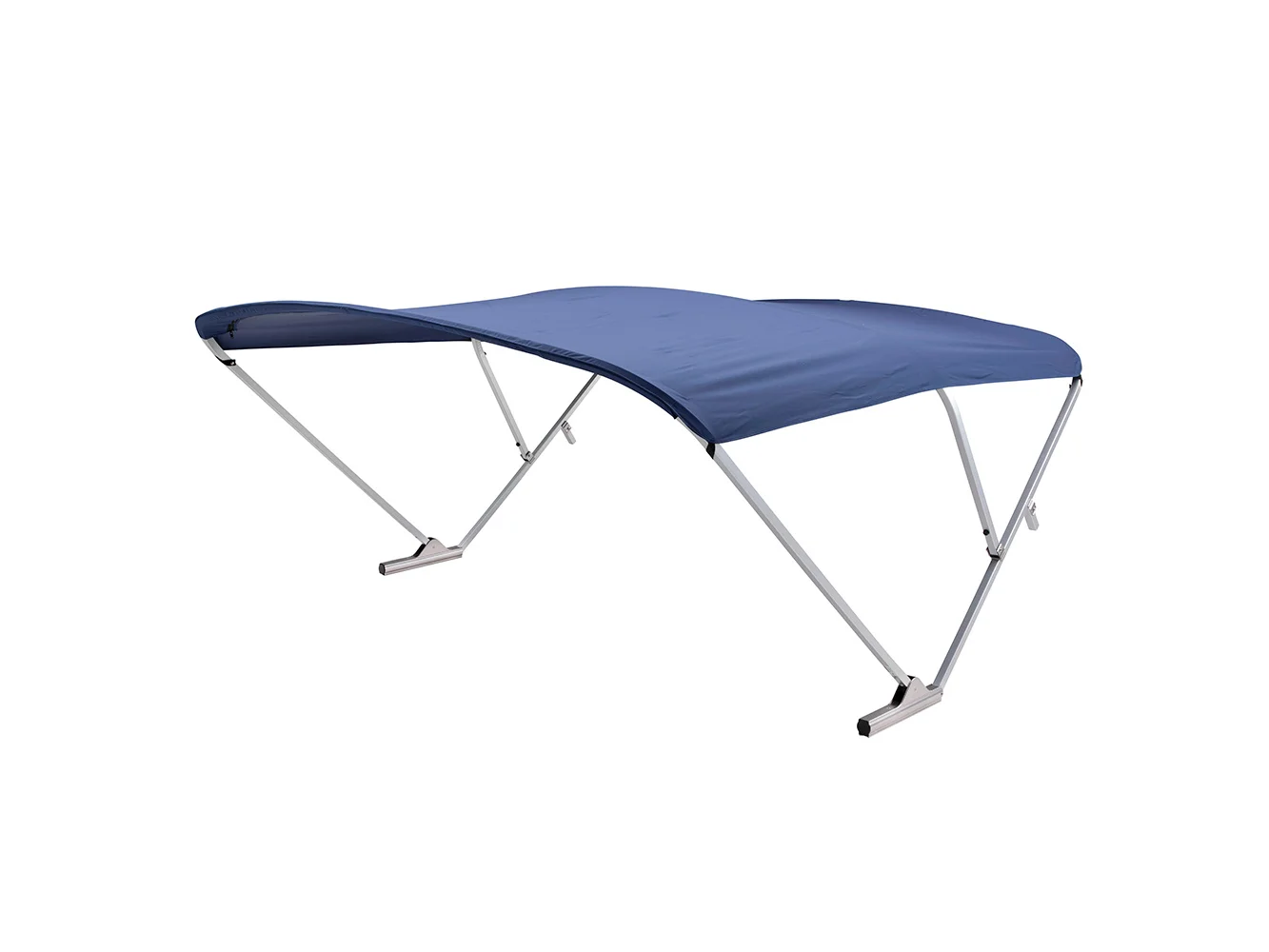 SureShade Power Bimini - Clear Anodized Frame - Navy Canvas