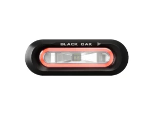 Black Oak Low Pro™ Flush - Black Housing - Red LED
