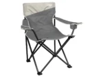 Coleman Big & Tall Quad Camping Chair - Grey