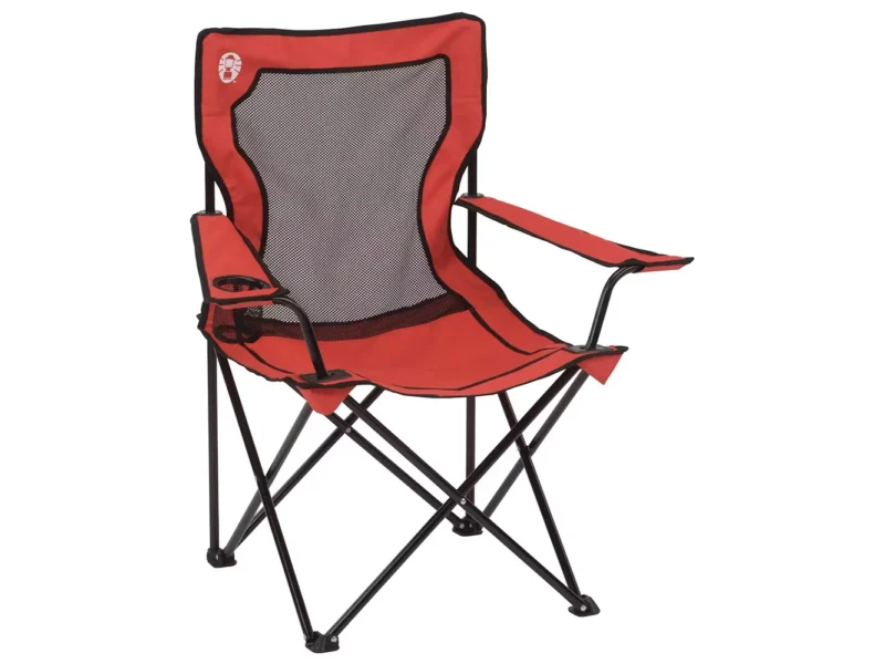 Coleman Broadband™ Mesh Quad Chair - Red