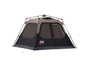 Coleman 4-Person Cabin Camping Tent w/Instant Setup - Black