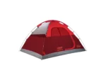 Coleman 4-Person Flatwoods II™ Lightweight Dome Camping Tent - Red