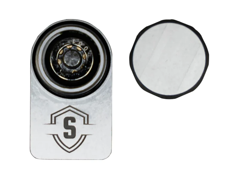 Secure Outdoors Elite Lock - Single - Minn Kota QRB - Silver