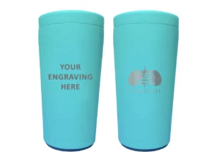 Toadfish Custom Engraved Non-Tipping Can Cooler 2.0 - Teal (MINIMUM ORDER QUANTITY OF 25)