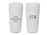 Toadfish Custom Engraved Non-Tipping Can Cooler 2.0 - White (MINIMUM ORDER QUANTITY OF 25)