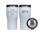 Toadfish Custom Engraved Non-Tipping 20oz Tumbler - White (MINIMUM ORDER QUANTITY OF 25)