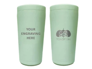 Toadfish Custom Engraved Non-Tipping Can Cooler 2.0 - Seagrass (MINIMUM ORDER QUANTITY OF 25)