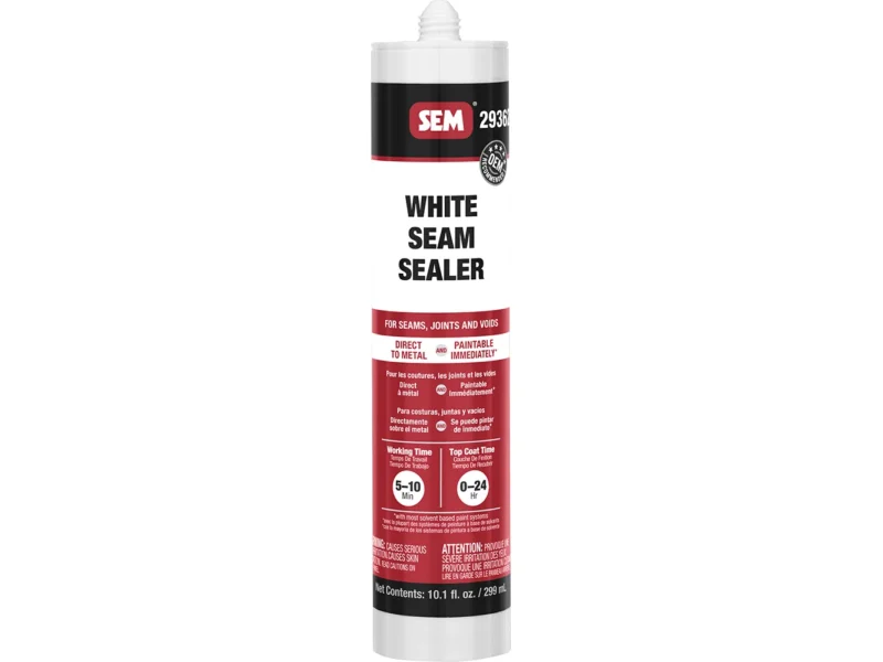 SEM 1K Seam Sealer - 10.1oz Tube - White