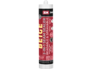 SEM 2-IN-1 Seam Sealer - 9.5oz Tube - Beige