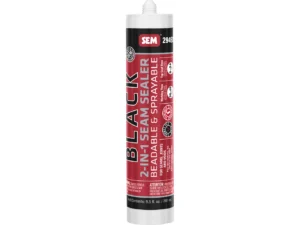 SEM 2-IN-1 Seam Sealer - 9.5oz Tube - Black